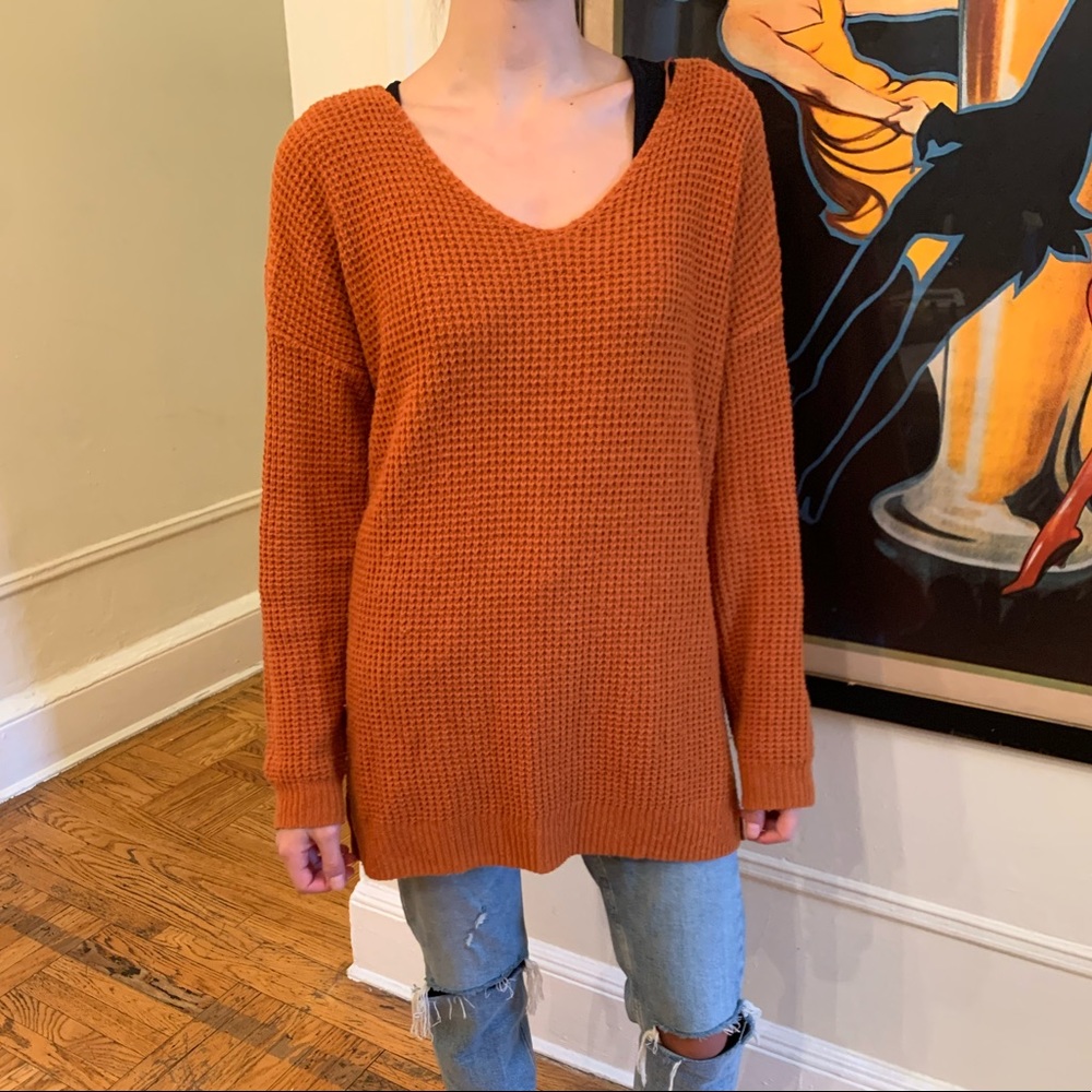 BP Waffle Knit Oversized Sweater